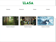 Tablet Screenshot of llasa.cl